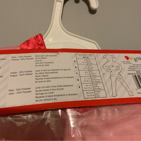 NWT. DISGUISE Super Mario Kids Princess Peach Costume - Picture 9 of 9